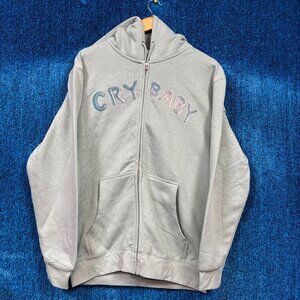 Melanie Martinez “Crybaby” Graphic Zip Up Hoodie Size Large